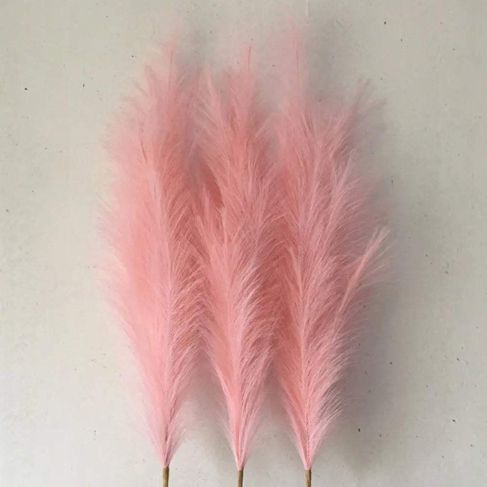 Simulation Reed Grass Pampas Home Wedding Decoration Flower Arrange Accessories Pampas Grass Hand-Dyed Dog Tail Grass