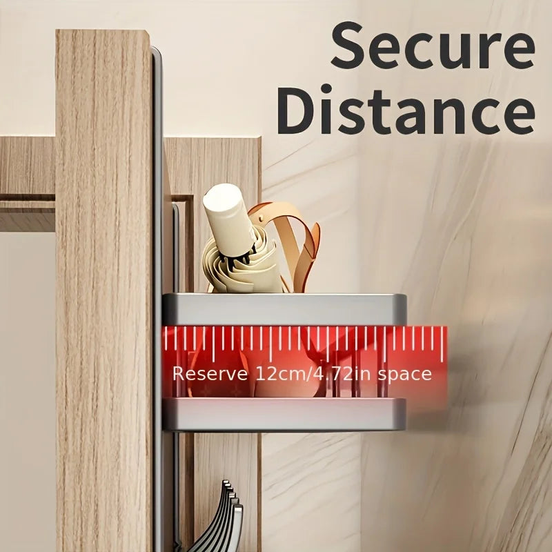 Multifunctional Metal Over-the-Door Storage Rack Easy Install For Kitchen Bathroom Bedroom Xmas Gift | 24-hour Shipping