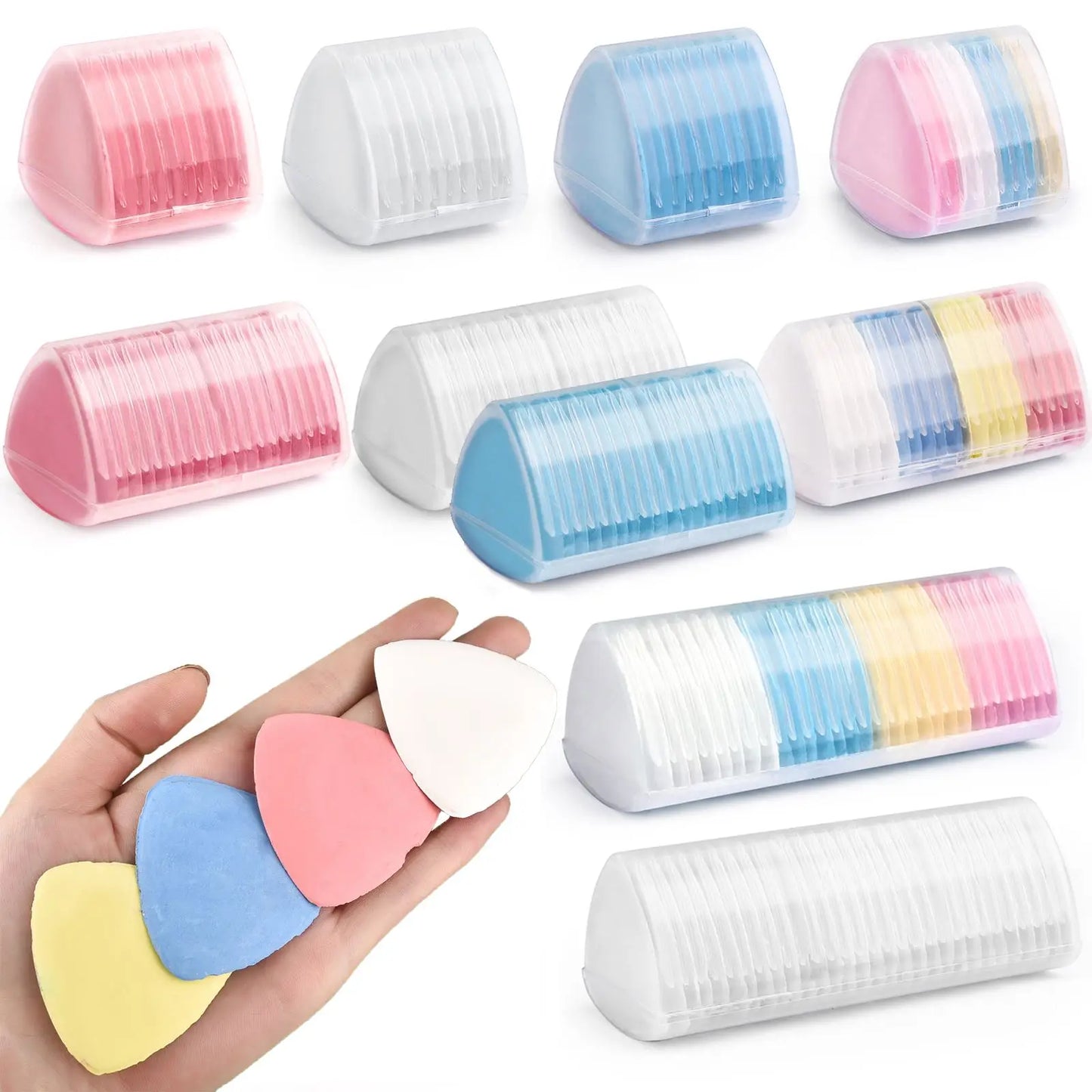 1/10/12/20/30pcs Box Erasable Fabric Chalk For Tailor Marking Clothing Patterns Patchwork Needlework Cut-Free Sewing 2030