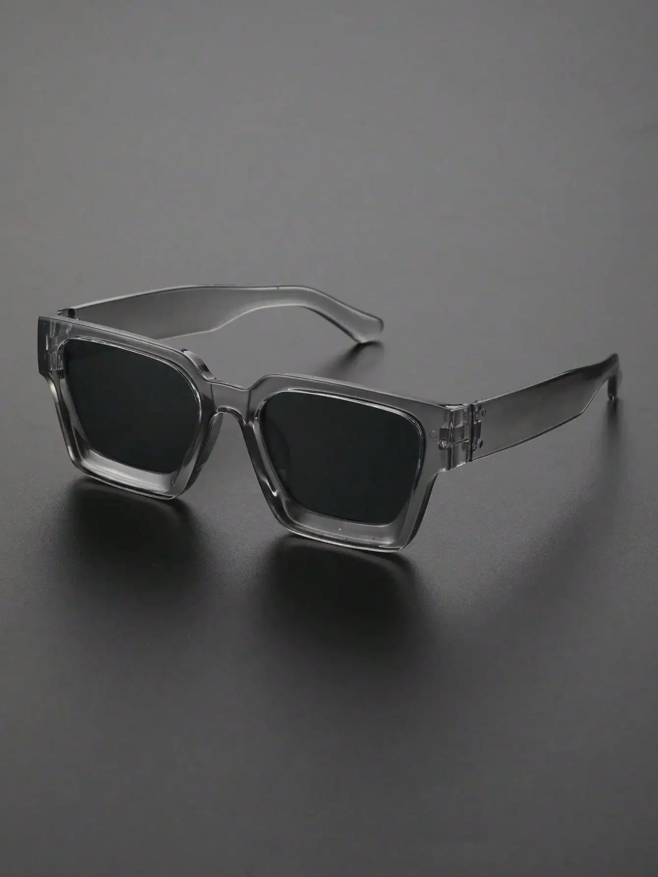 1/2 PC S Classic Fashion Square Plastic Frame Women Sunglasses For Men Daily Life Shades Eyewear Accessories.