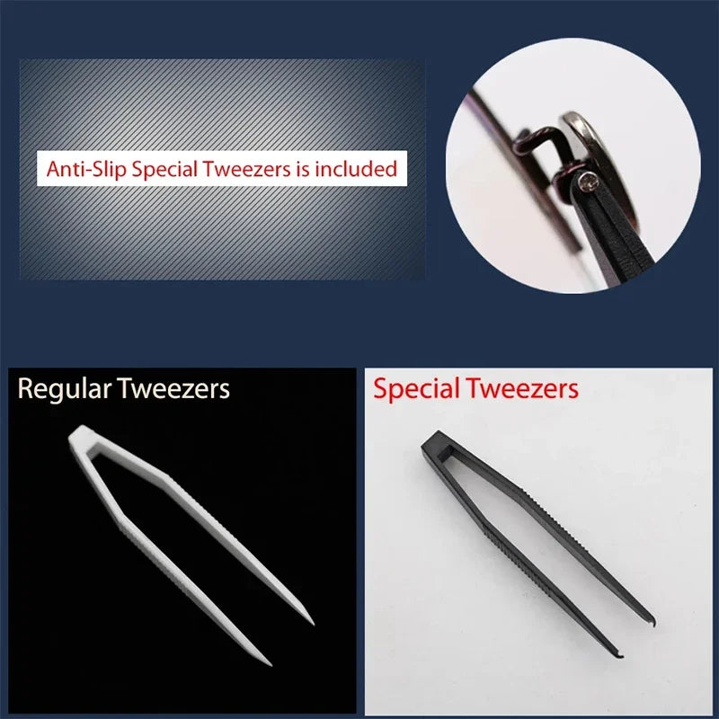 500pc Eyeglasses Sunglasses Repair Kit Tool Glasses Screwdriver Screws Sets Nuts Nose Pad Optical Repair Tool Parts Assorted2030