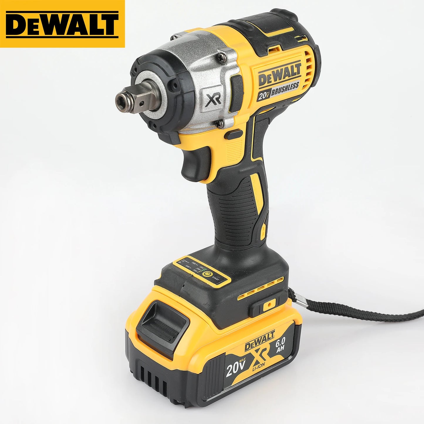 DeWalt DCF880 20V Max XR Brushless Cordless Impact Wrench - 205N·m Torque, Compact & Multifunctional for Portable Power