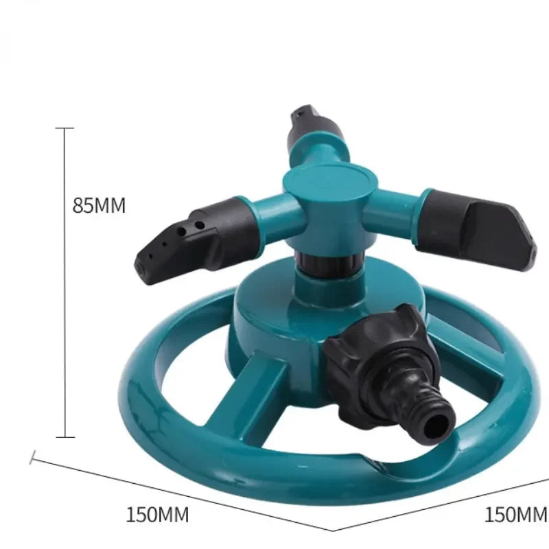 360° Auto-Rotating Sprinkler Nozzle - Adjustable Spray Patterns for Lawn/Garden/Agricultural Irrigation, Water-Saving Tool