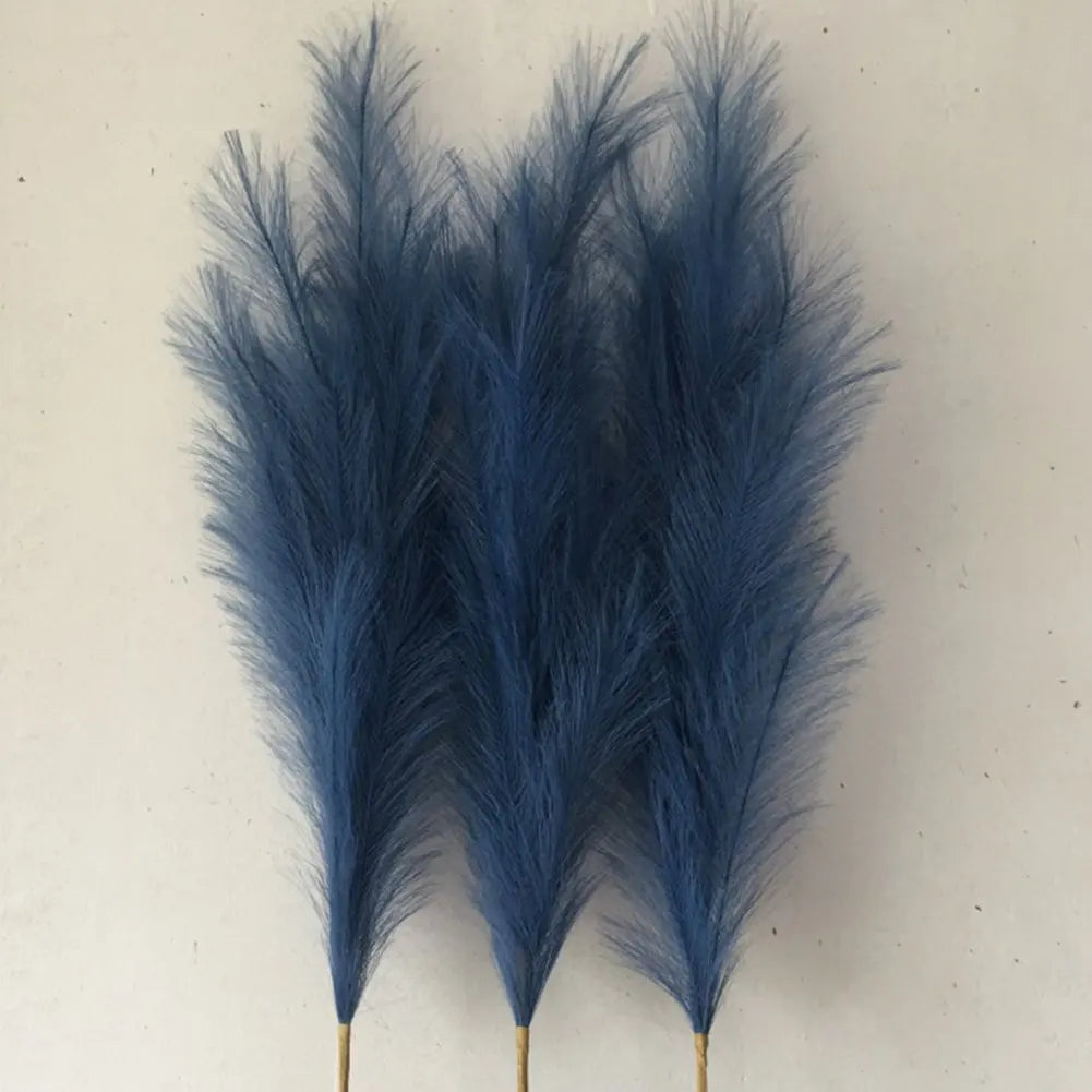 Simulation Reed Grass Pampas Home Wedding Decoration Flower Arrange Accessories Pampas Grass Hand-Dyed Dog Tail Grass
