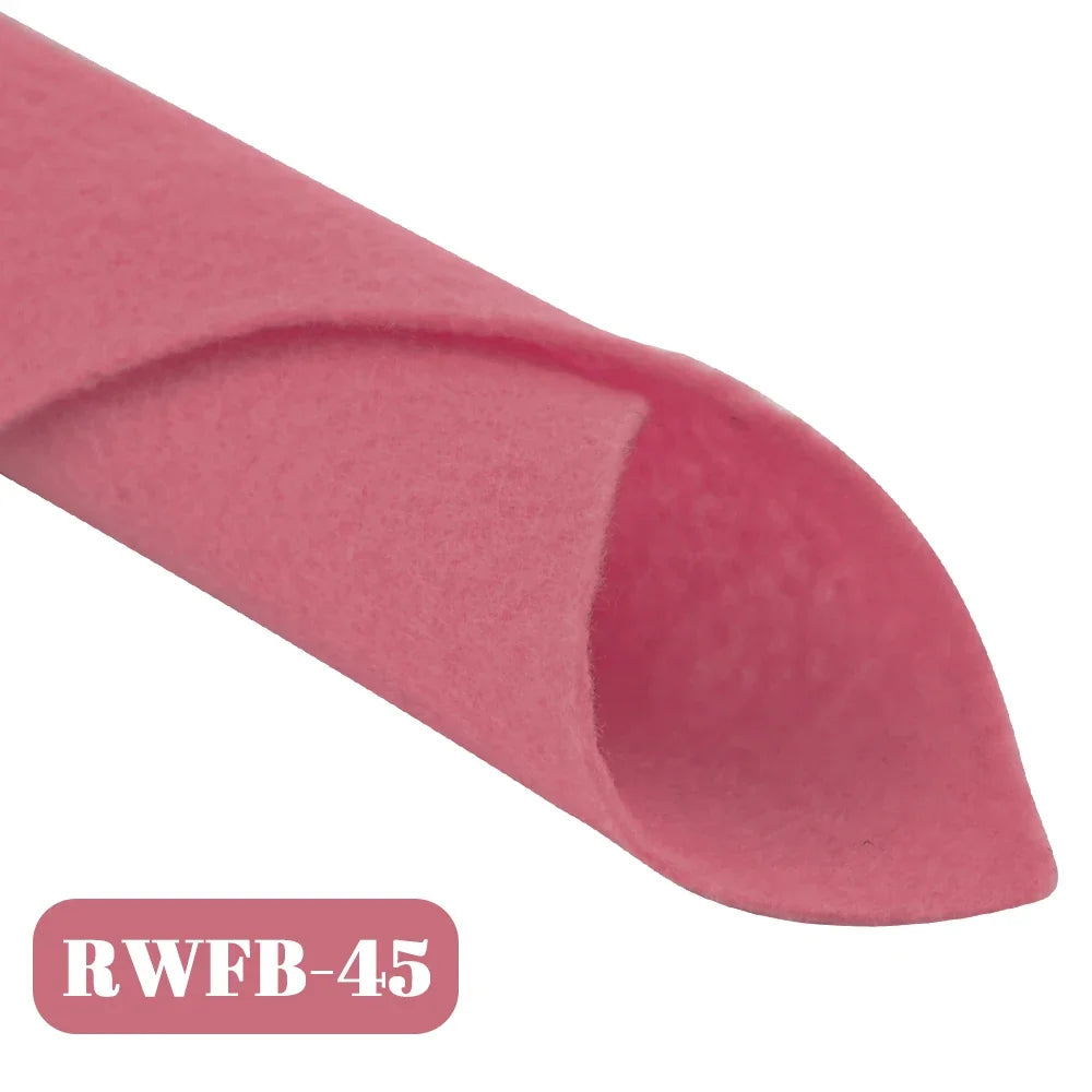 45 Colors Non-woven Sheet 1.0mm Thick 30*30cm Super Soft Felt Fabric for DIY Sewing Crafts, Doll Accessories Material Patchwork